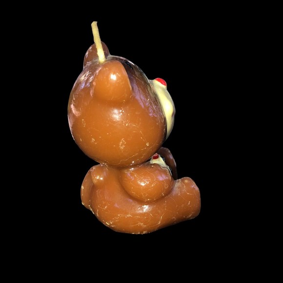 Vintage 3-4” Teddy Bear Candle Made in Hong Kong - Picture 5 of 7